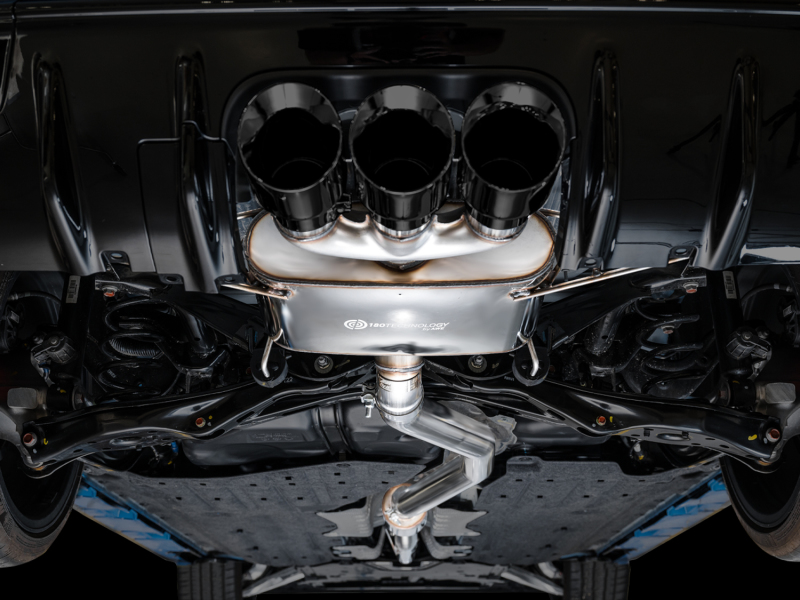 Honda Civic Type R Performance Exhaust - AWE Tuning - Cat Back Touring - Triple Diamond Black - `23-`27